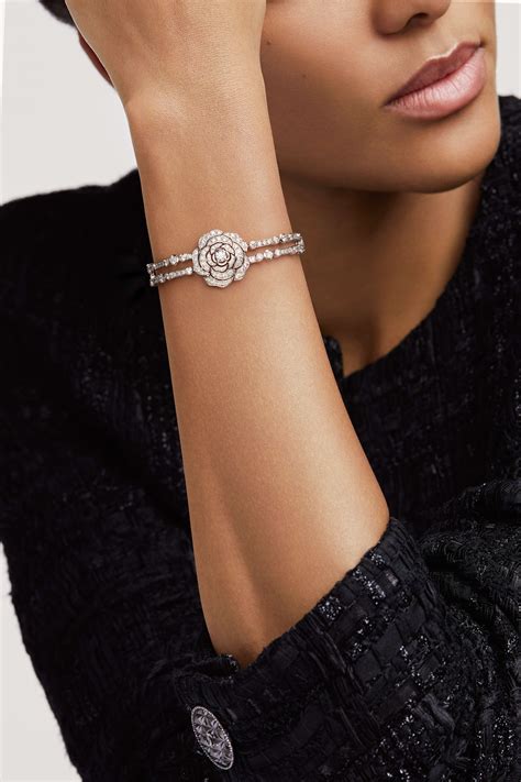 chanel bracelet.|chanel bracelet with diamonds.